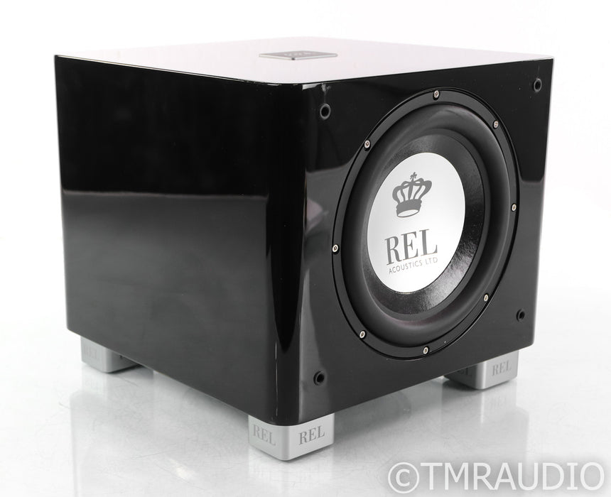 REL T9/X 10" Powered Subwoofer; Gloss Black; T9X