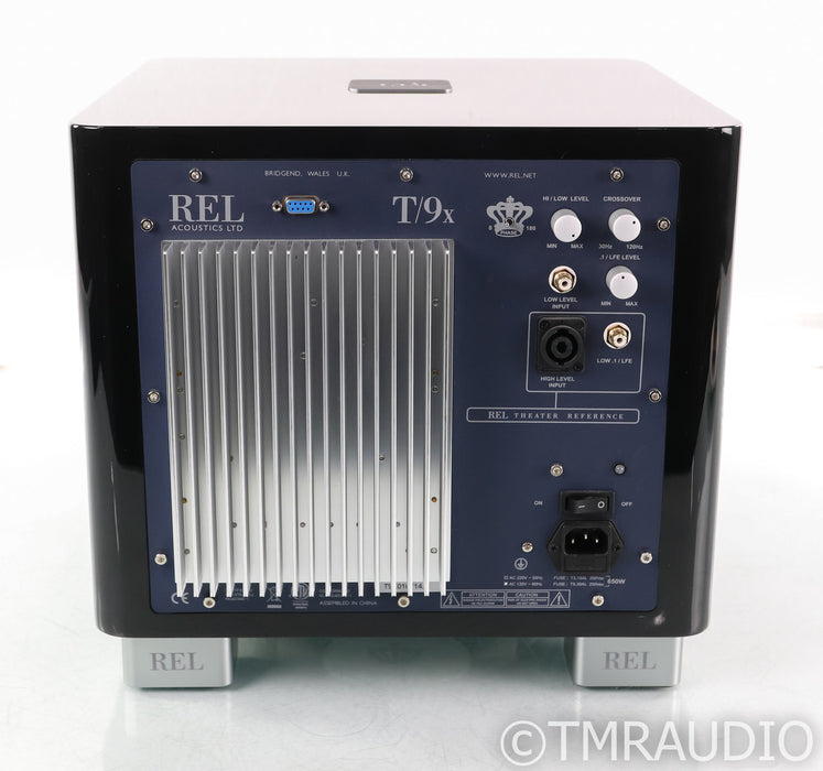 REL T9/X 10" Powered Subwoofer; Gloss Black; T9X
