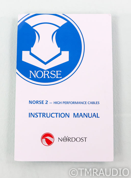 Nordost Heimdall 2 RCA Cables; 0.6m Red Pair Interconnects