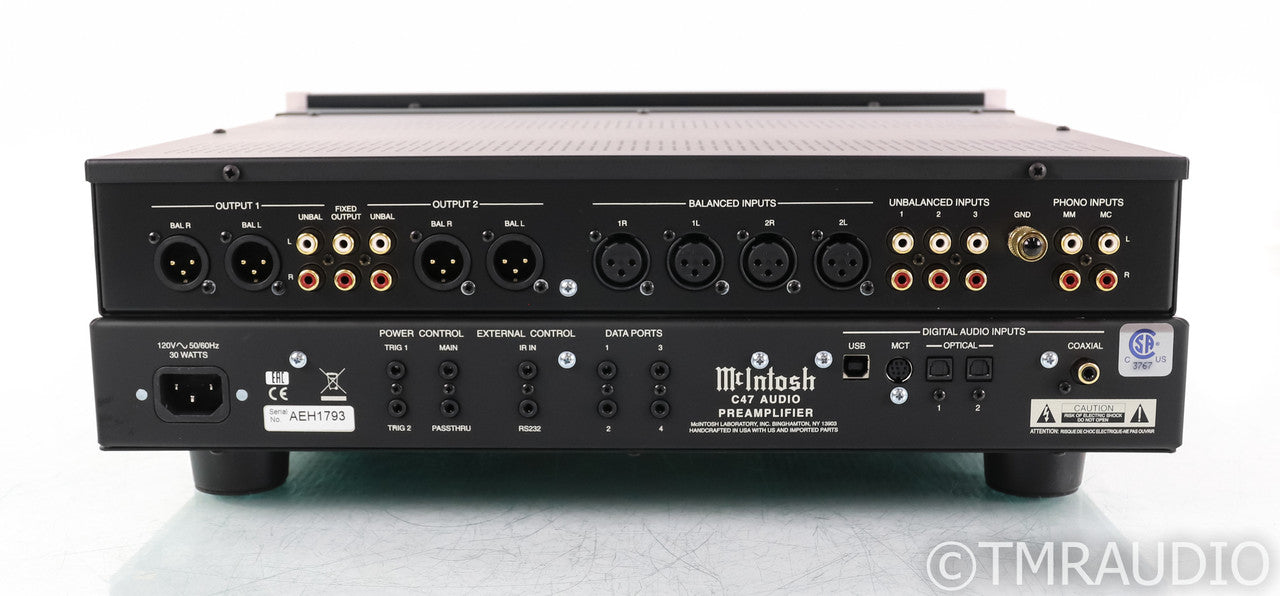 McIntosh C47 Stereo Preamplifier / DAC; Remote; MM / MC Phono; C-47