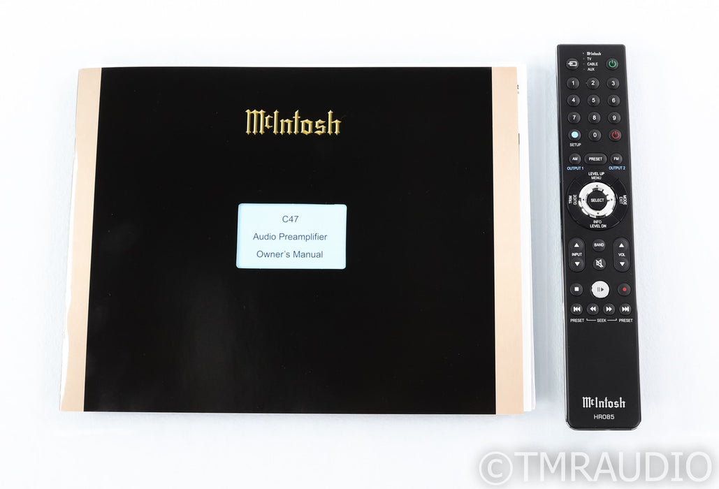 McIntosh C47 Stereo Preamplifier / DAC; Remote; MM / MC Phono; C-47