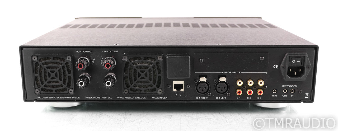 Krell Vanguard Stereo Integrated Amplifier; Remote; Black