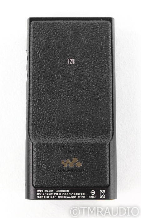 Sony Walkman NW-ZX2 Portable Music Player; Black; 128GB; nwzx2
