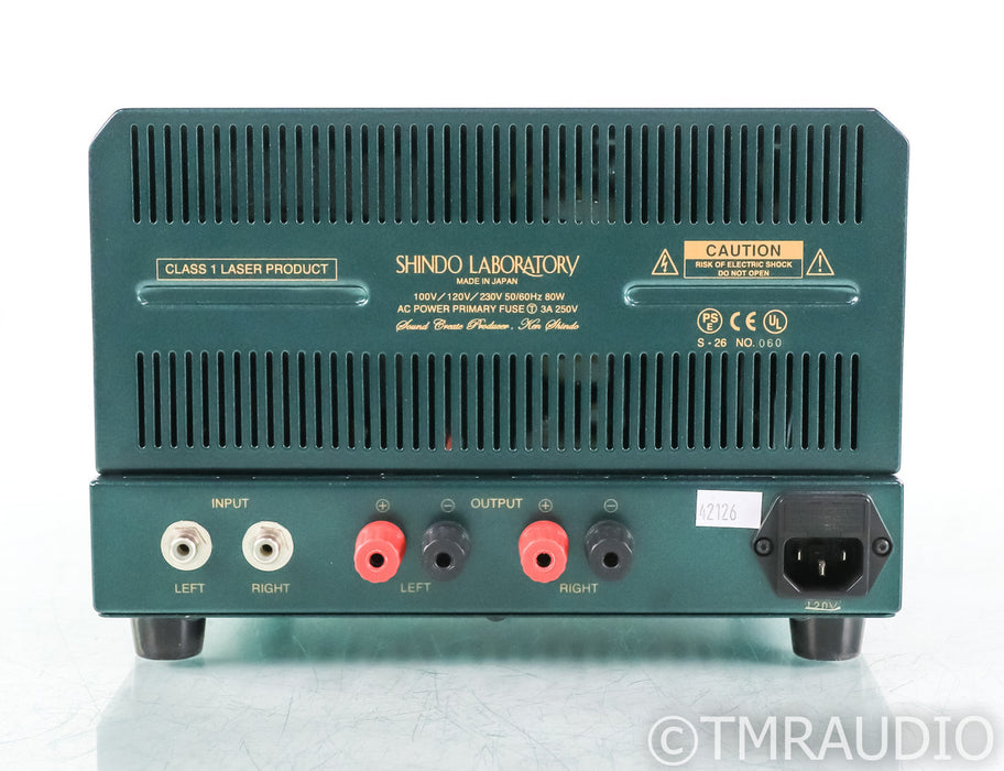 Shindo Laboratories Montille EL84 Stereo Tube Power Amplifier; Shindo Labs