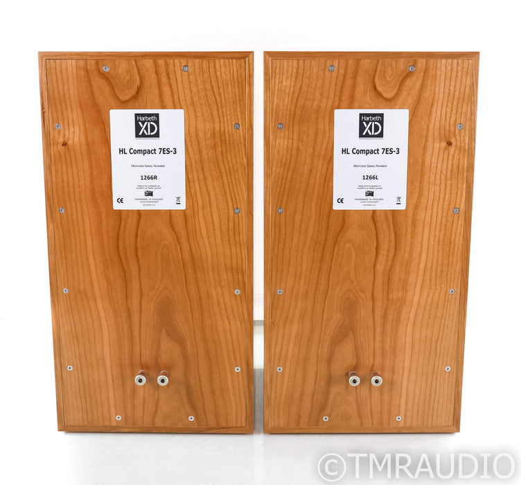 Harbeth HL Compact 7ES-3 XD Bookshelf Speakers; Cherry Pair; 7ES3
