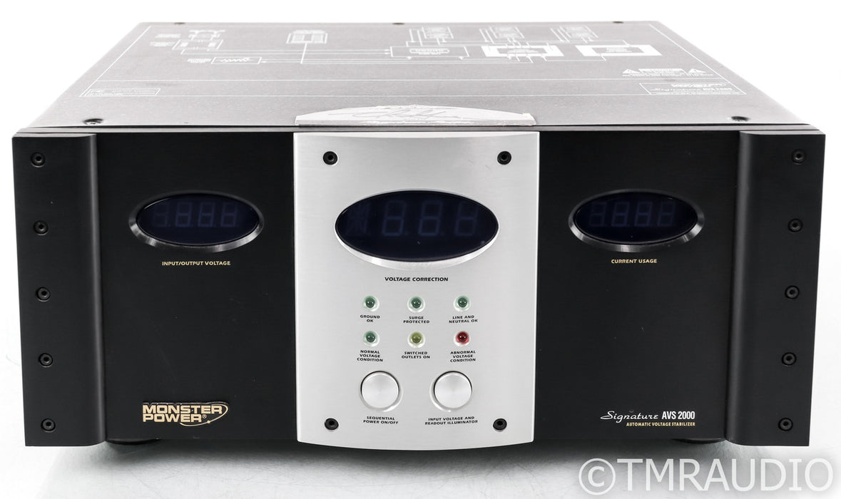 Monster Power Signature AVS 2000 AC Power Line Conditioner; AVS2000