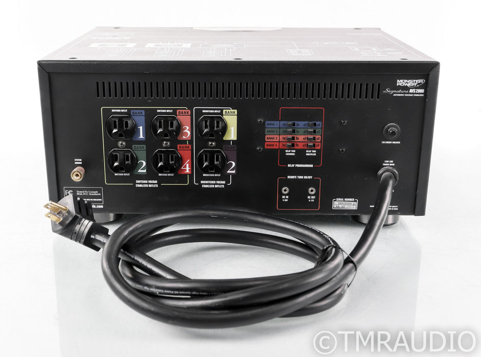 Monster Power Signature AVS 2000 AC Power Line Conditioner; AVS2000