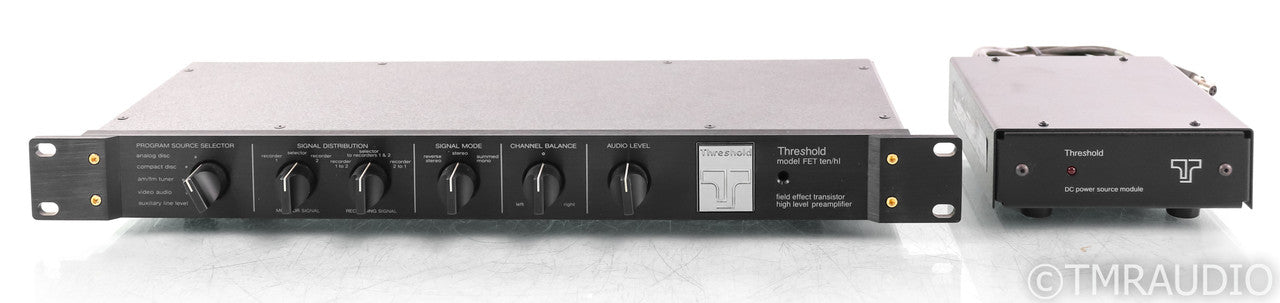 Threshold Model FET ten/hl Stereo Preamplifier; fettenhl; Black