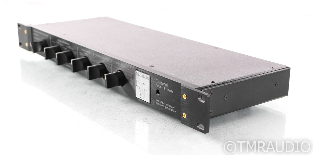 Threshold Model FET ten/hl Stereo Preamplifier; fettenhl; Black