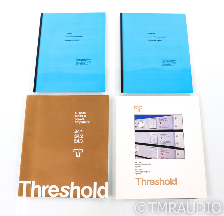 Threshold Model FET ten/hl Stereo Preamplifier; fettenhl; Black