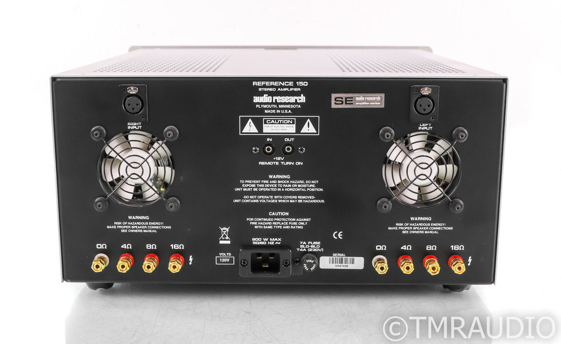 Audio Research Reference 150 SE Stereo Tube Power Amplifier; REF150SE; Silver