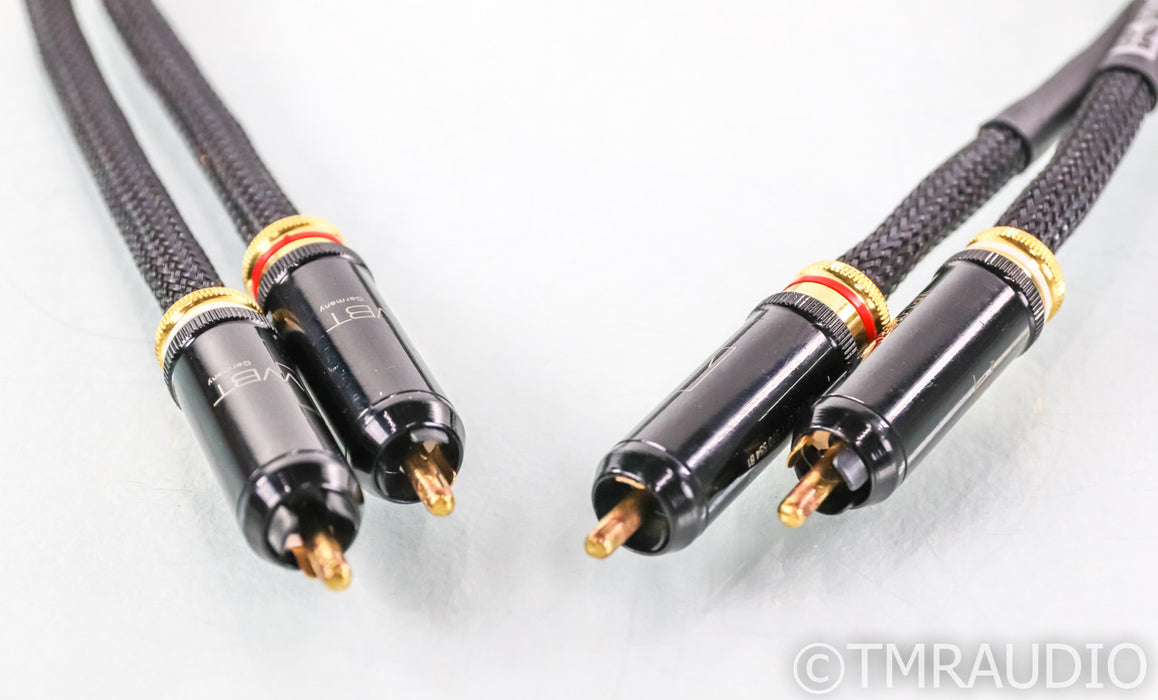 Kimber Kable Hero RCA Cables; 0.5m Pair Interconnects; WBT 0102CU Connectors