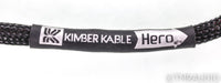 Kimber Kable Hero RCA Cables; 0.5m Pair Interconnects; WBT 0102CU Connectors