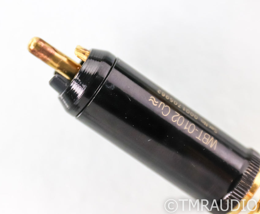 Kimber Kable Hero RCA Cables; 0.5m Pair Interconnects; WBT 0102CU Connectors