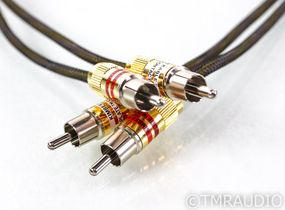 Kimber Kable TAK Cu RCA Phono Cables; 1m Pair Tonearm Interconnects