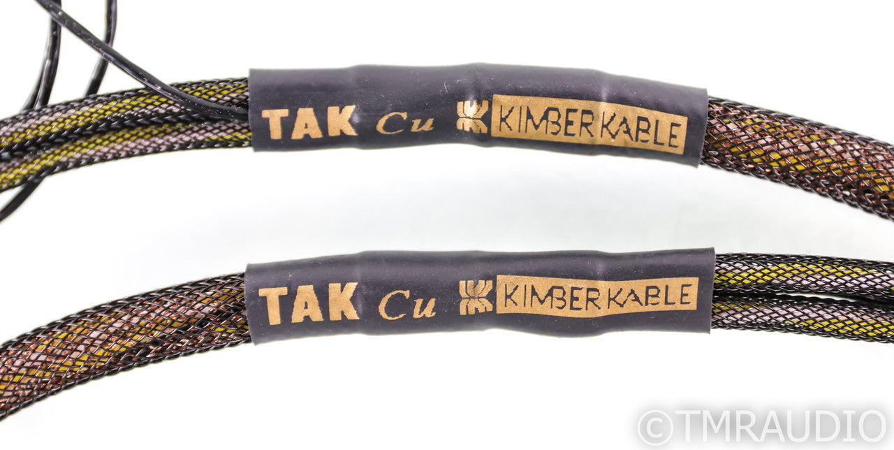 Kimber Kable TAK Cu RCA Phono Cables; 1m Pair Tonearm Interconnects