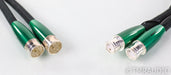 AudioQuest Earth XLR Cables; 1.5m Pair Balanced Interconnects; 72v DBS