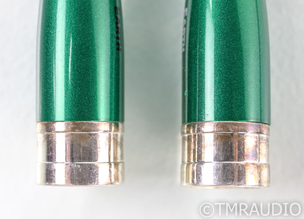 AudioQuest Earth XLR Cables; 1.5m Pair Balanced Interconnects; 72v DBS