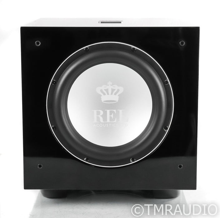 REL S/812 12" Powered Subwoofer; S812; Gloss Black (Open Box)