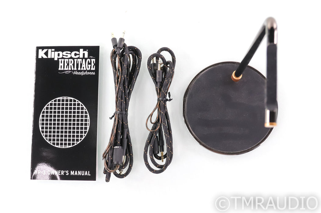 Klipsch HP-3 Over Ear Headphones; HP3; Heritage; Wood Case; Stand