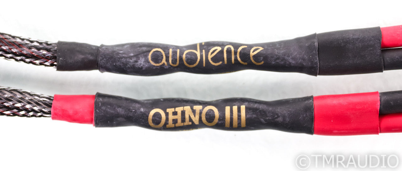 Audience OHNO III Speaker Cables; 3.5m Pair