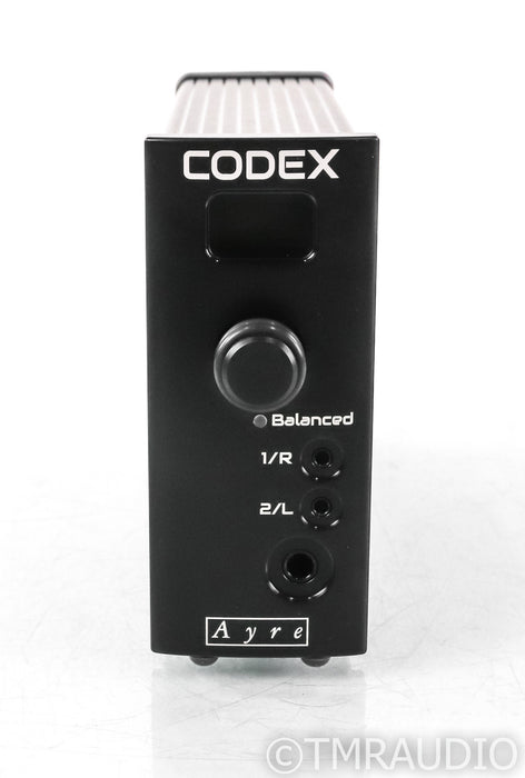Ayre Codex Headphone Amplifier / DAC; D/A Converter; Black