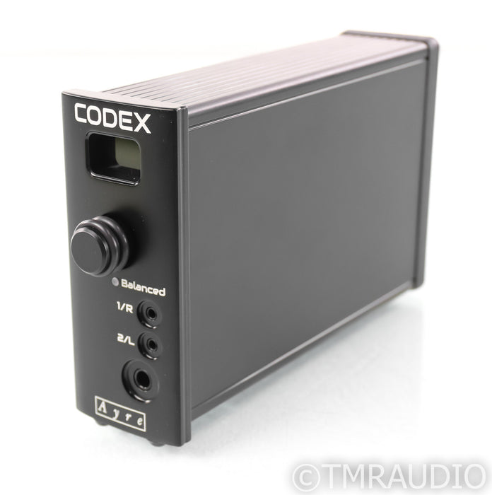Ayre Codex Headphone Amplifier / DAC; D/A Converter; Black