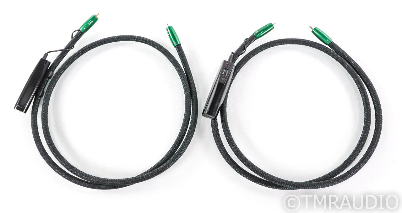 AudioQuest Earth RCA Cables; 1.5m Pair Interconnects; 72v DBS