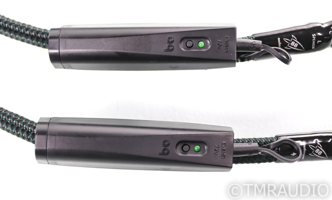 AudioQuest Rocket 88 Speaker Cables; 8ft Pair, 72v DBS