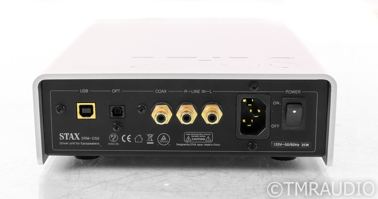 Stax SRM-D50 Electrostatic Headphone Amplifier; DAC; USB; SRMD50
