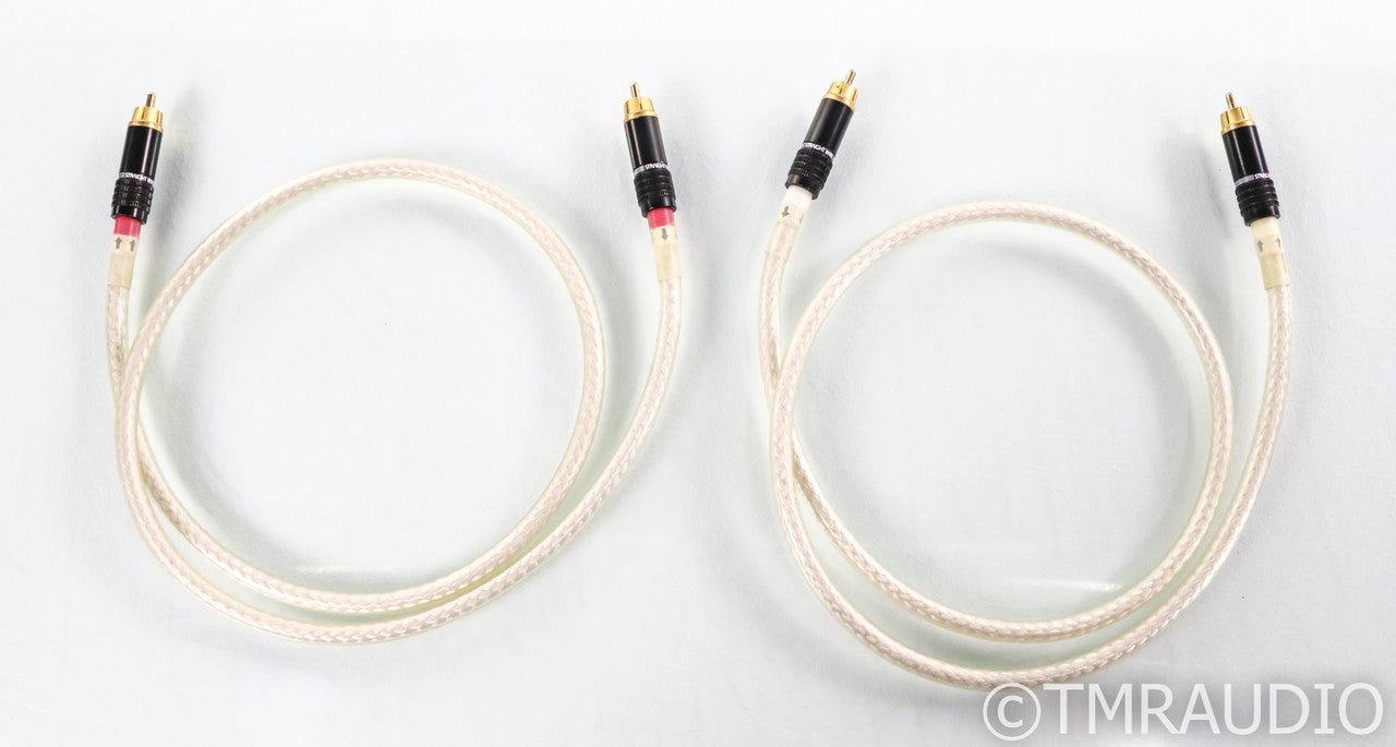 Straight Wire Maestro RCA Cables; 1m Pair Interconnects