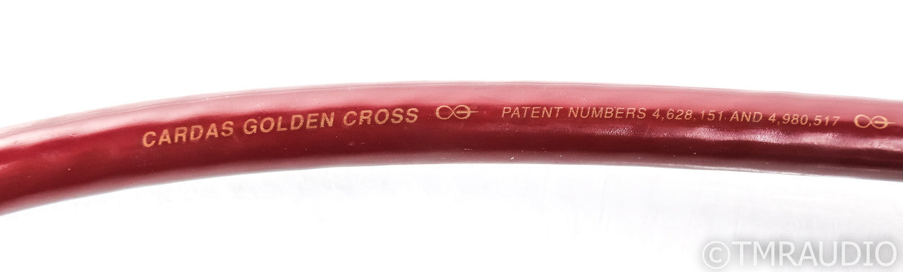 Cardas Golden Cross Tri-Wire Speaker Cables; 2m Pair