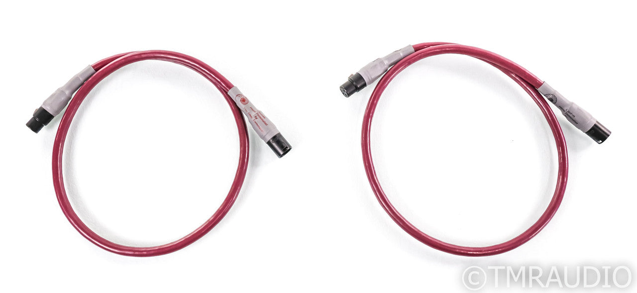 Cardas Golden Cross XLR Cables; 1m Pair Balanced Interconnects