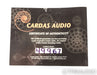 Cardas Golden Cross XLR Cables; 1m Pair Balanced Interconnects