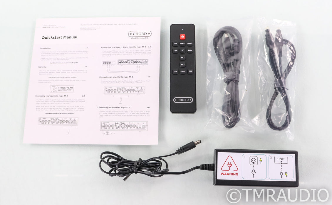 Chord Electronics Hugo TT2 DAC; TT-2; D/A Converter; Remote; Bluetooth