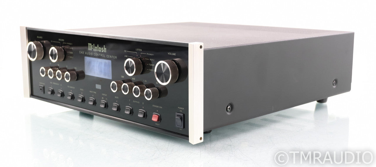 McIntosh C42 Stereo Preamplifier; C-42; MM Phono; Remote; Audio Control Center
