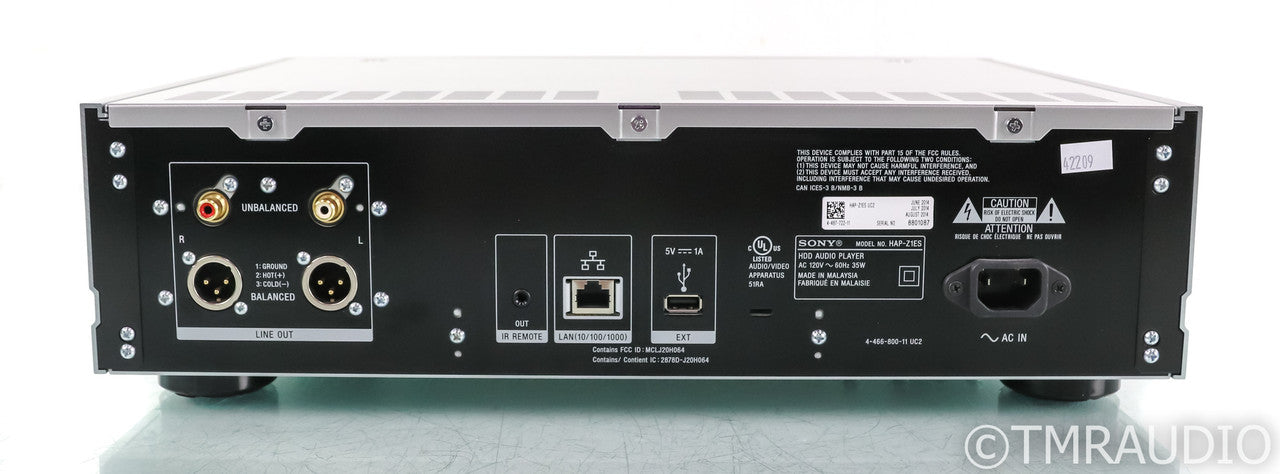 Sony HAP-1ZES Wireless Network Server / Streamer; HAP1ZES; Remote; 1TB HDD