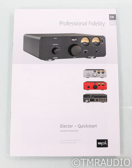 SPL Elector Stereo Preamplifier; Black (No Remote)