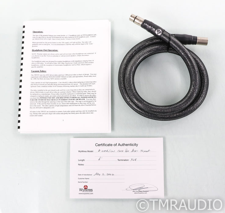 ModWright TRYST Tube Headphone Amplifier; TPS Power Supply (Open Box)