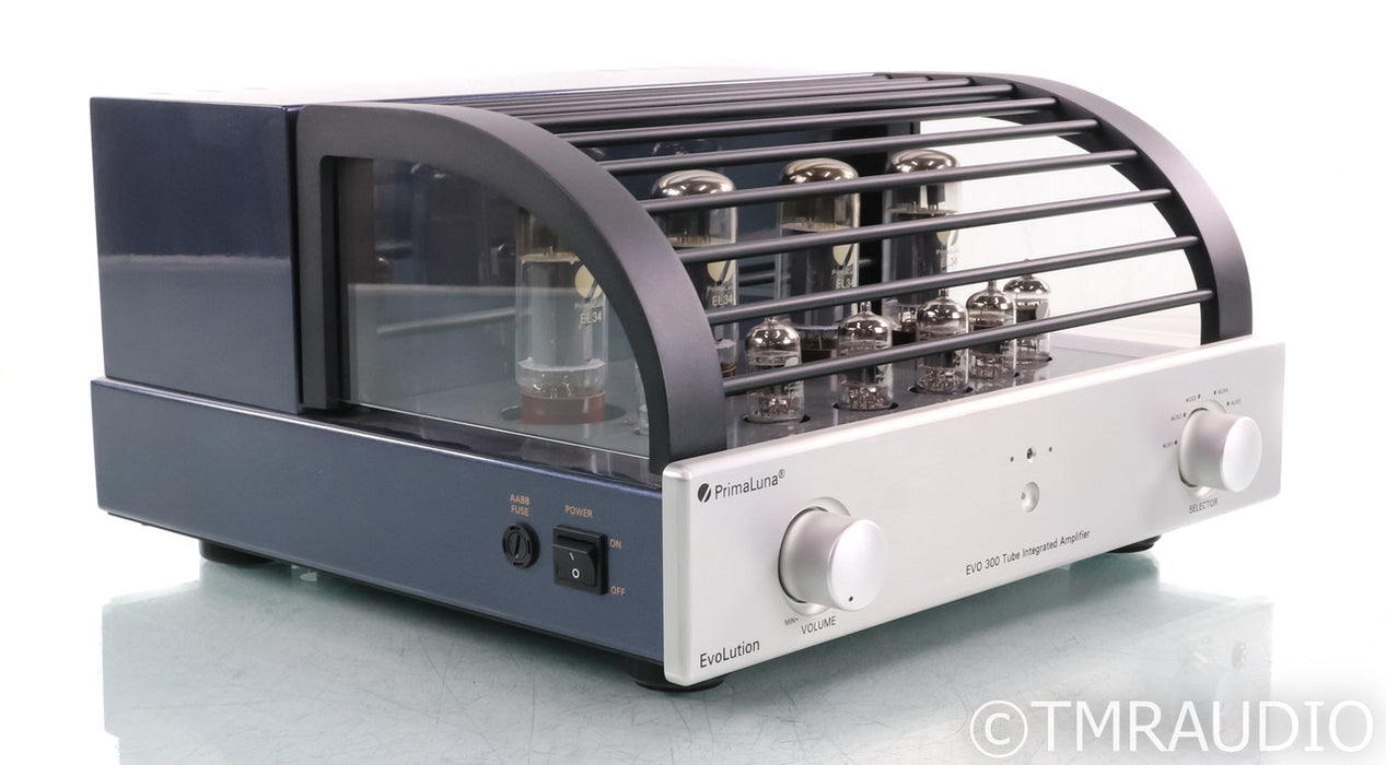 PrimaLuna Evo 300 Stereo Tube Integrated Amplifier; Silver; No Phono