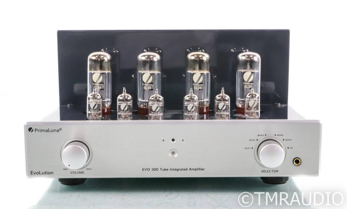 PrimaLuna Evo 300 Stereo Tube Integrated Amplifier; Silver; No Phono