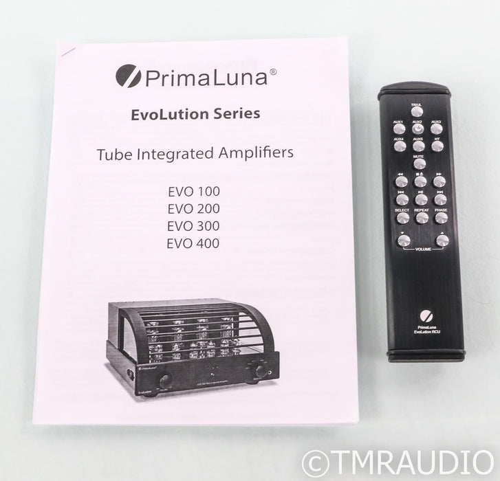 PrimaLuna Evo 300 Stereo Tube Integrated Amplifier; Silver; No Phono
