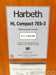 Harbeth HL Compact 7ES-3 Bookshelf Speakers; 30th Anniversary; Cherry Pair; 7ES3
