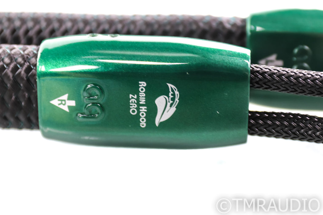 AudioQuest Robin Hood ZERO Speaker Cables; 8ft Pair (Open Box)