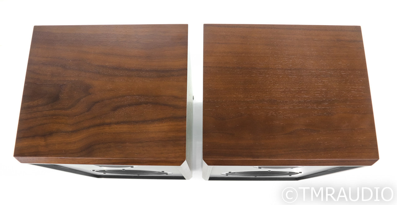 KLH Model 3 Bookshelf Speakers; Walnut Pair w/ Stands; Model Three