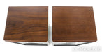 KLH Model 3 Bookshelf Speakers; Walnut Pair w/ Stands; Model Three