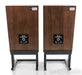 KLH Model 3 Bookshelf Speakers; Walnut Pair w/ Stands; Model Three