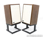 KLH Model 3 Bookshelf Speakers; Walnut Pair w/ Stands; Model Three