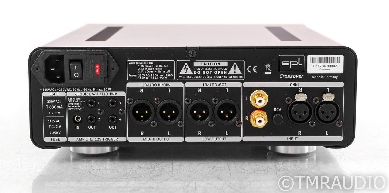 SPL Crossover Active Analog 2-Way Crossover; Voltair; Red