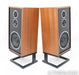KLH Model 5 Floorstanding Speakers; Mahogany Pair w/ Stands
